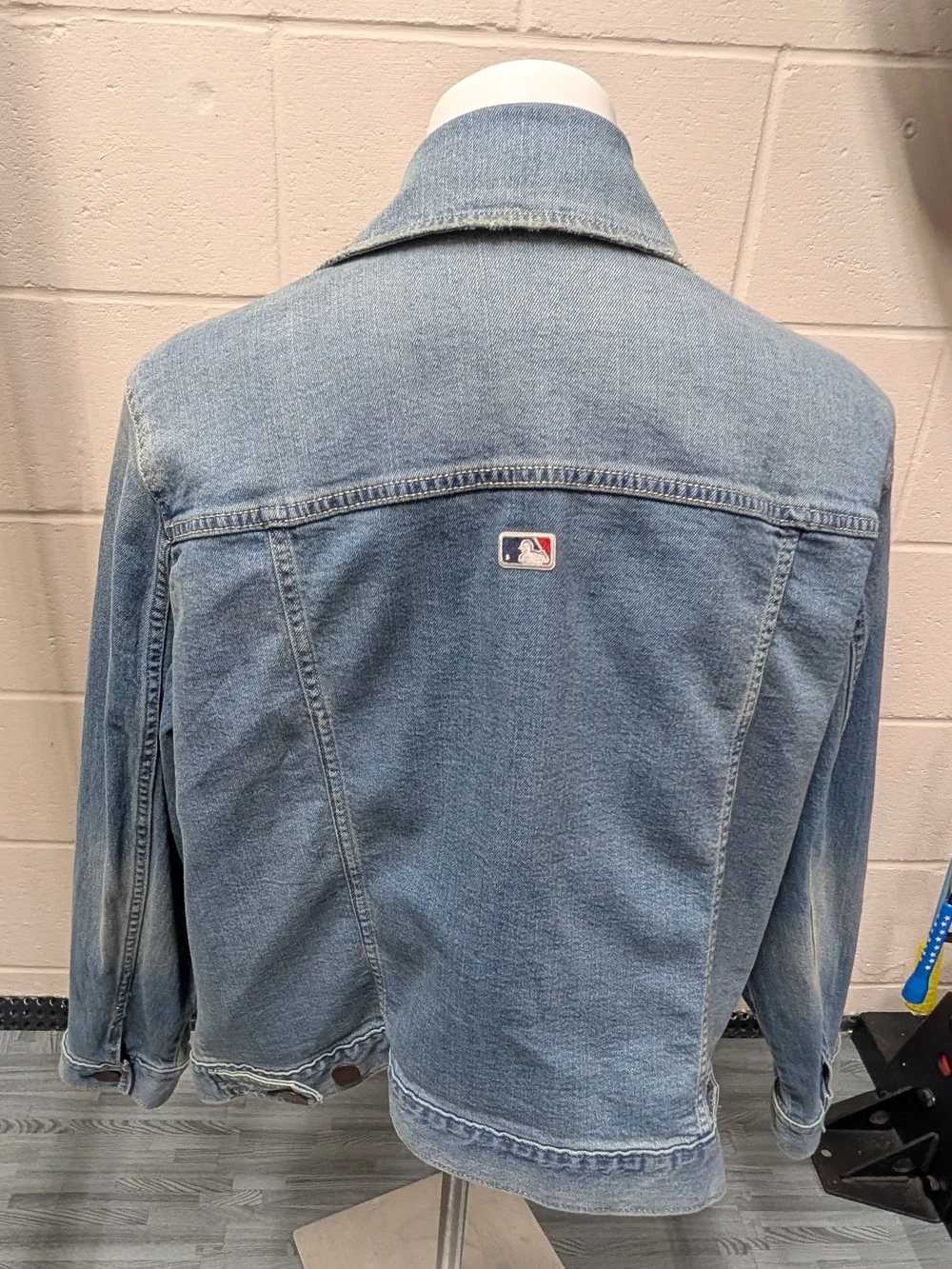 Baltimore Orioles Denim Jacket MLB Jean Coat Women 1X - Picture 3 of 7